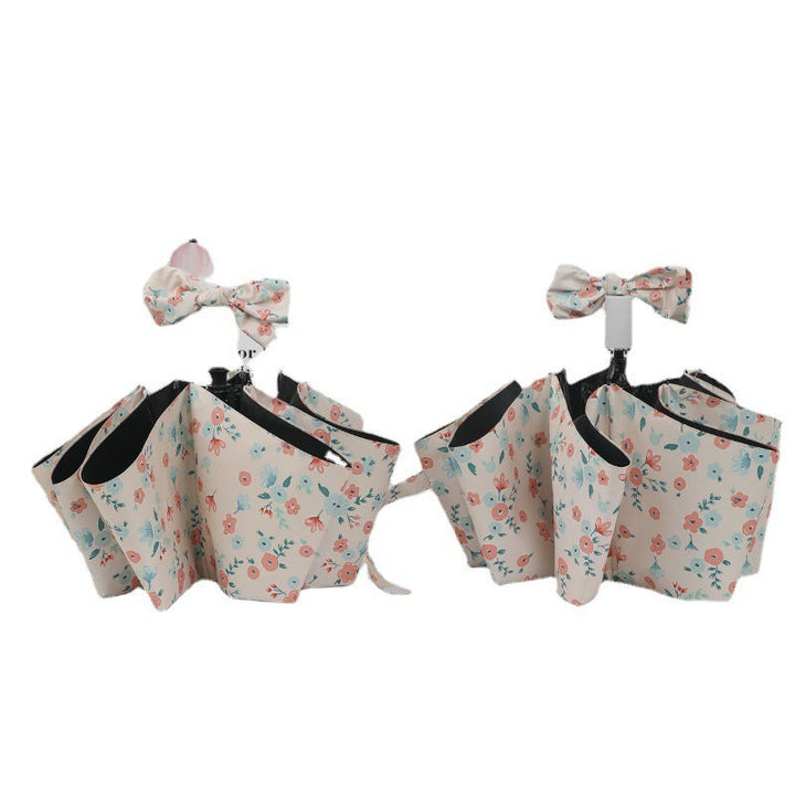 Ladies Automatic Umbrella with Colorful Floral Design Kalsten