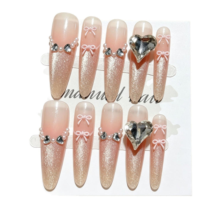 Decorative Rhinestone Nail Art Tips Kalsten