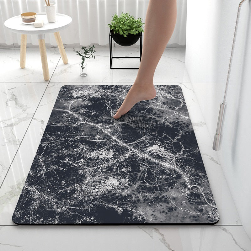 Soft Touch Marble Bath Mat Kalsten