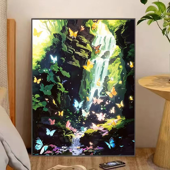 Fantasy Forest Butterfly Wall Art Kalsten