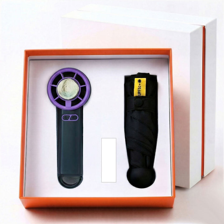 Unisex Portable Fan and Water Bottle Set Kalsten