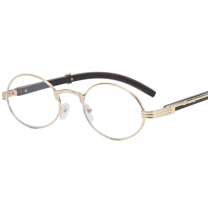 Women's round designer sunglasses with innovative metal frame Kalsten