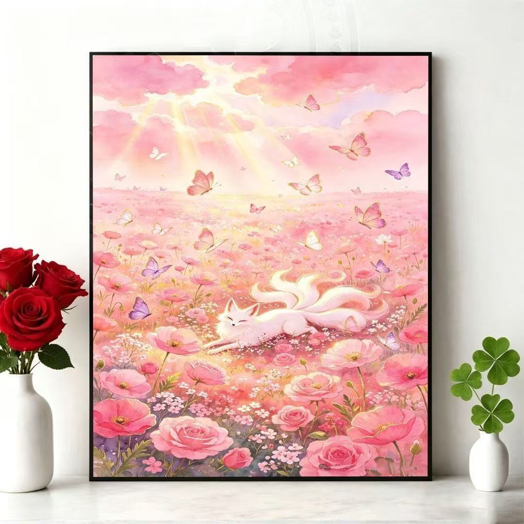 Dreamy Floral Fantasy Wall Art Kalsten
