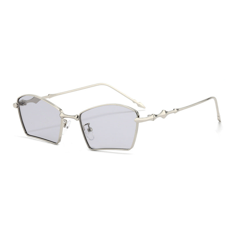 Ladies trendy sunglasses with geometric frame and gradient lenses Kalsten