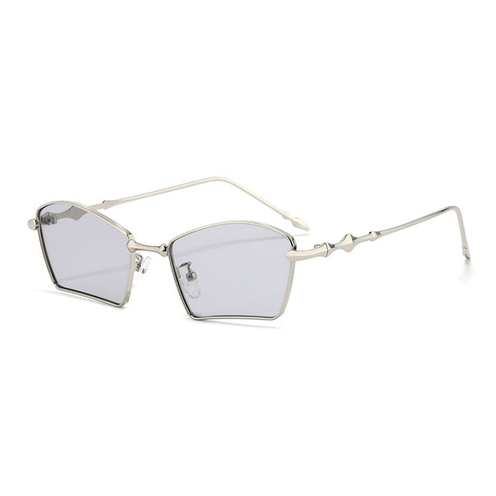Ladies trendy sunglasses with geometric frame and gradient lenses Kalsten
