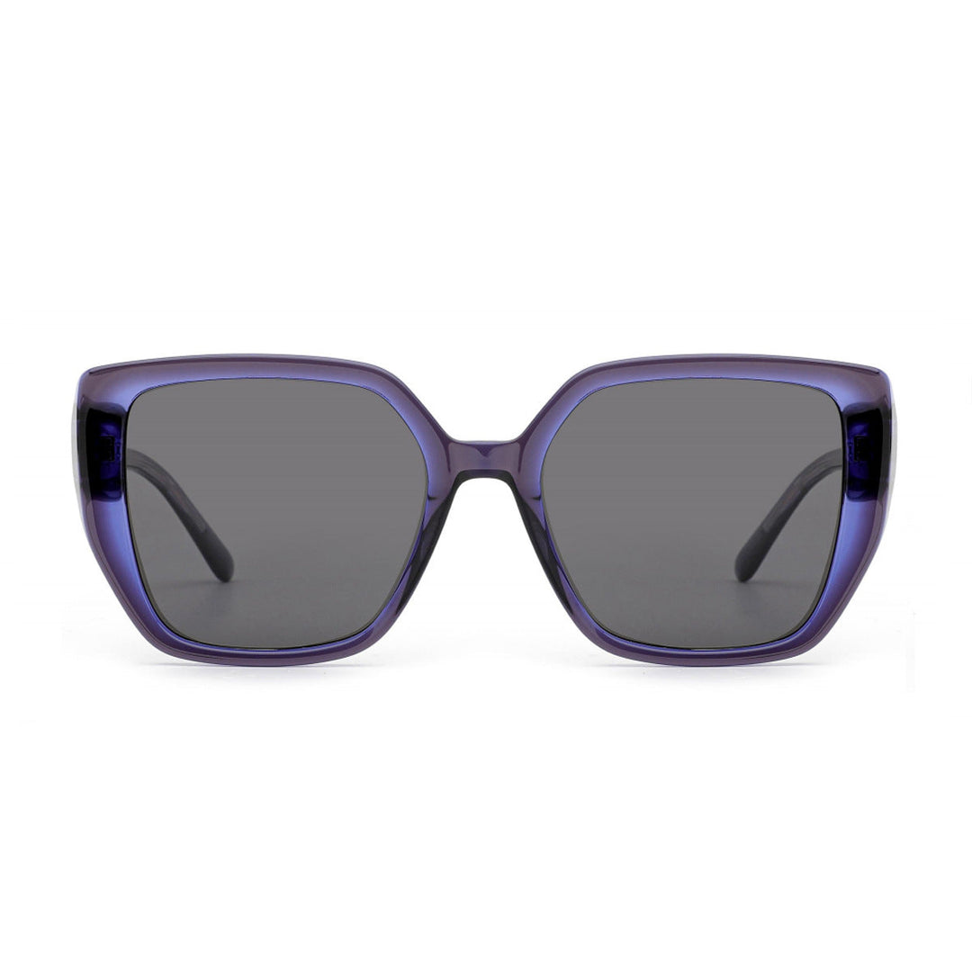 Ladies large square sunglasses with innovative frame and polarized lenses Kalsten