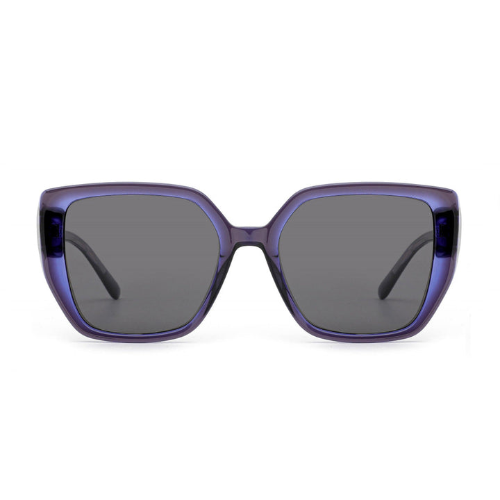 Ladies large square sunglasses with innovative frame and polarized lenses Kalsten