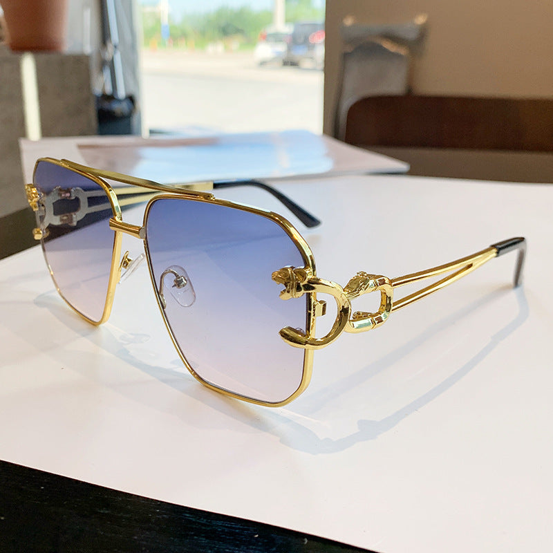 Ladies square sunglasses with luxurious metal frame Kalsten