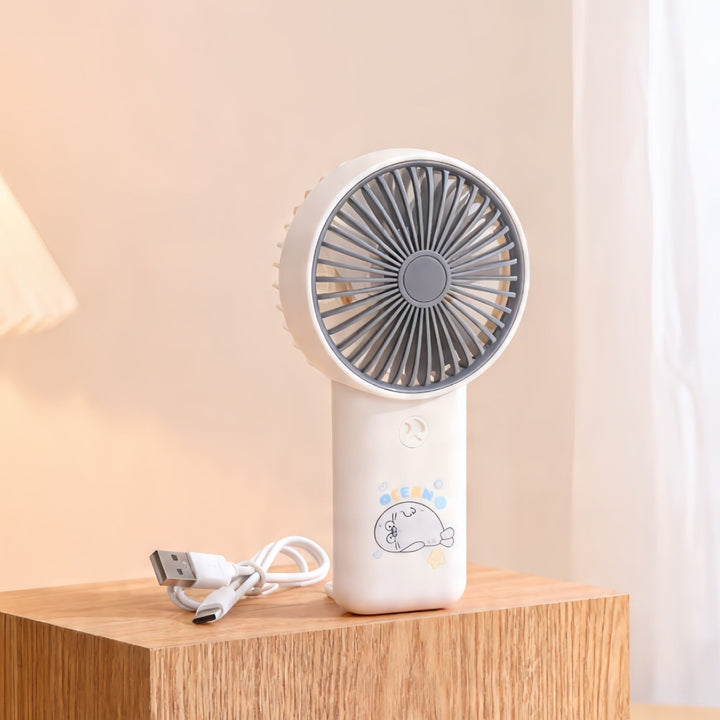Ladies Portable USB Hand Fan with Elegant Design Kalsten