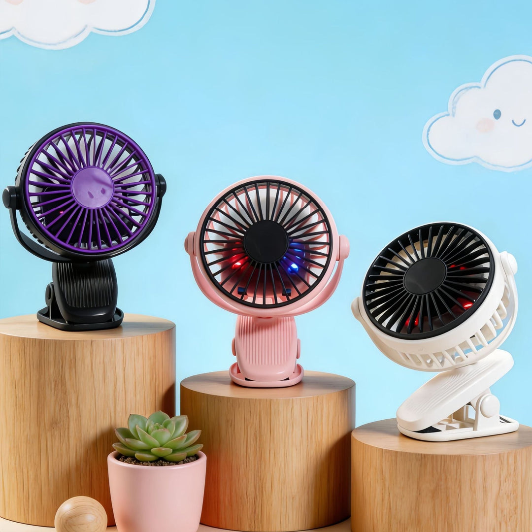 Ladies Portable Table Fan with Cute Design and USB Connection Kalsten