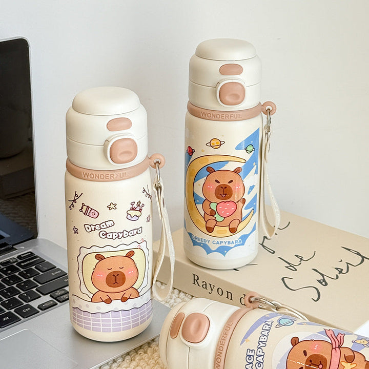 Insulated drinking bottle with playful animal motif Kalsten