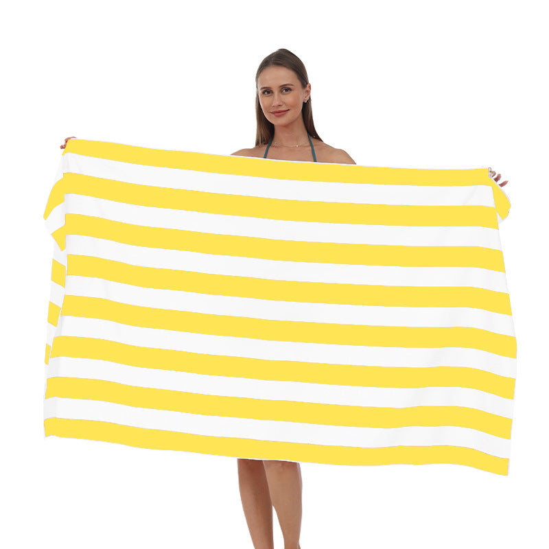 Beach towel with modern, wide stripe pattern Kalsten