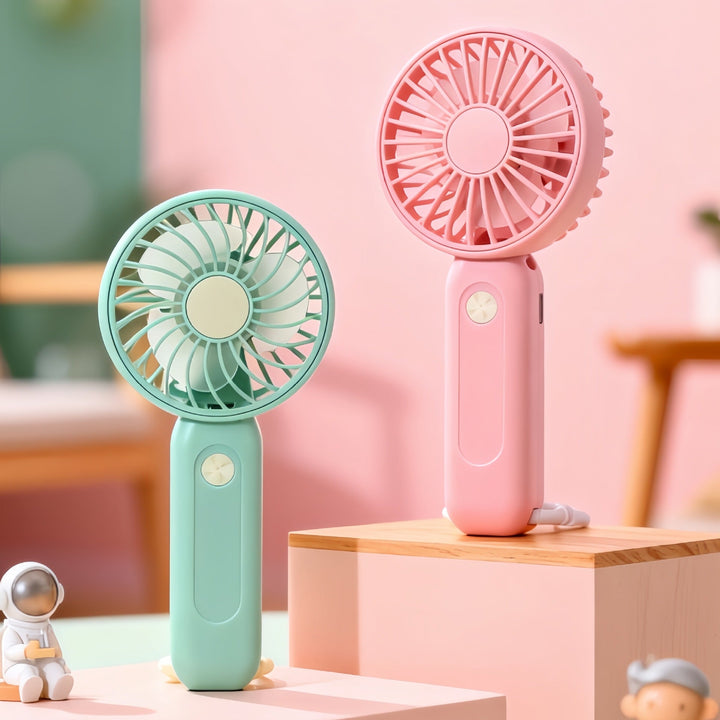 Women's Portable Hand Fan with USB Charging Function Kalsten