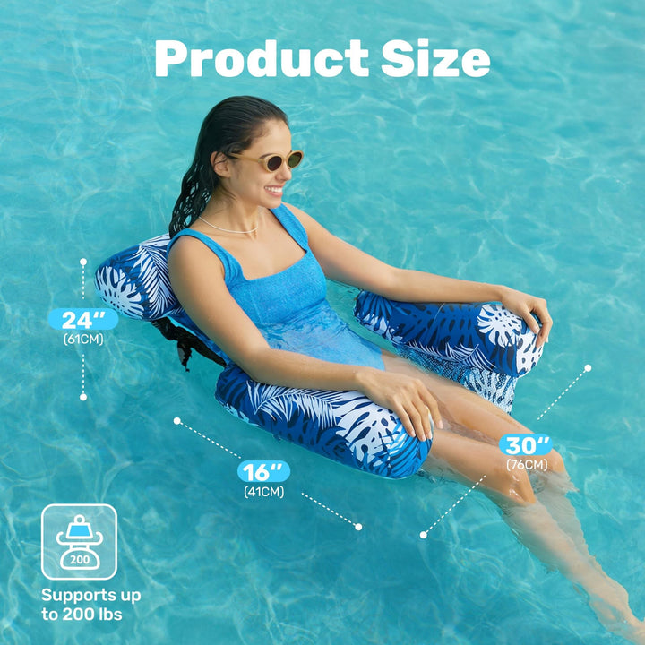 Women Portable Beach Lounge Chair with Neck Support Kalsten