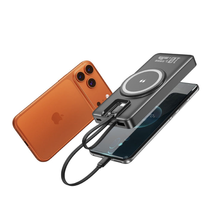 Portable power bank with inductive charging function and intelligent digital display Kalsten