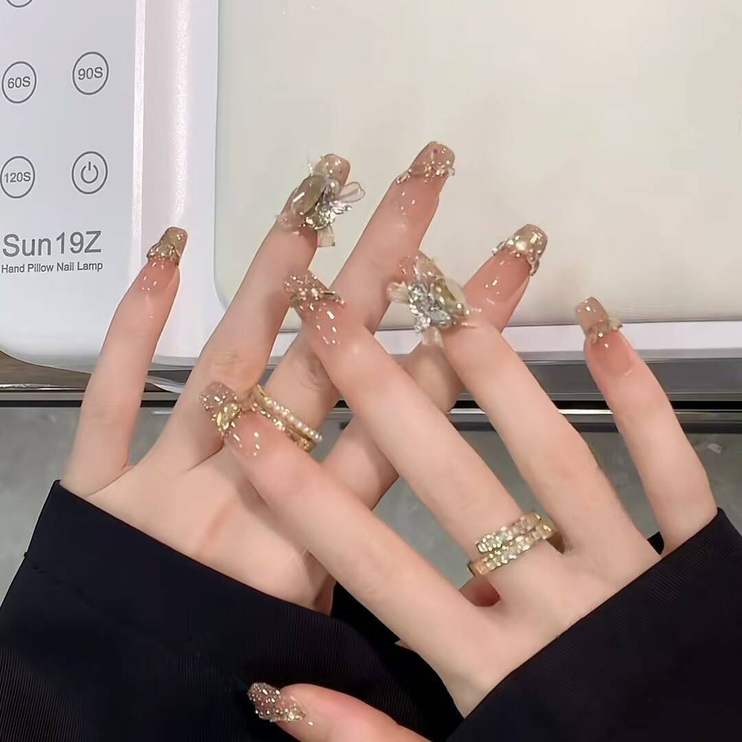 Premium Ocean-Inspired Press-On Nail Extensions Kalsten