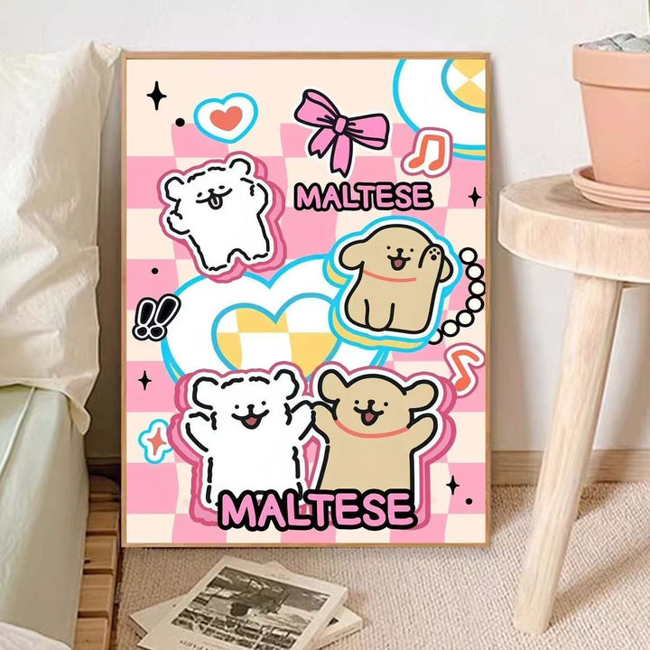 Cute Animal-Themed Illustrative Wall Art Kalsten