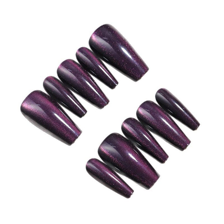 Glittery Long Stiletto Press-On Nail Set Kalsten