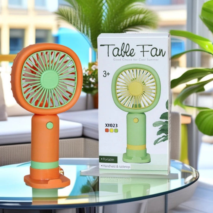 Unisex Handheld Fan with ergonomic design and practical stand function Kalsten