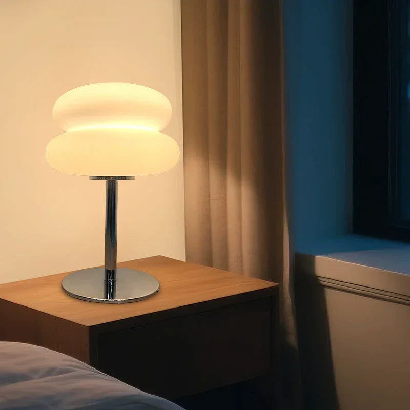 Desktop Mini Table Lamp Bauhaus Vintage Egg Tart Night Light | Kalsten