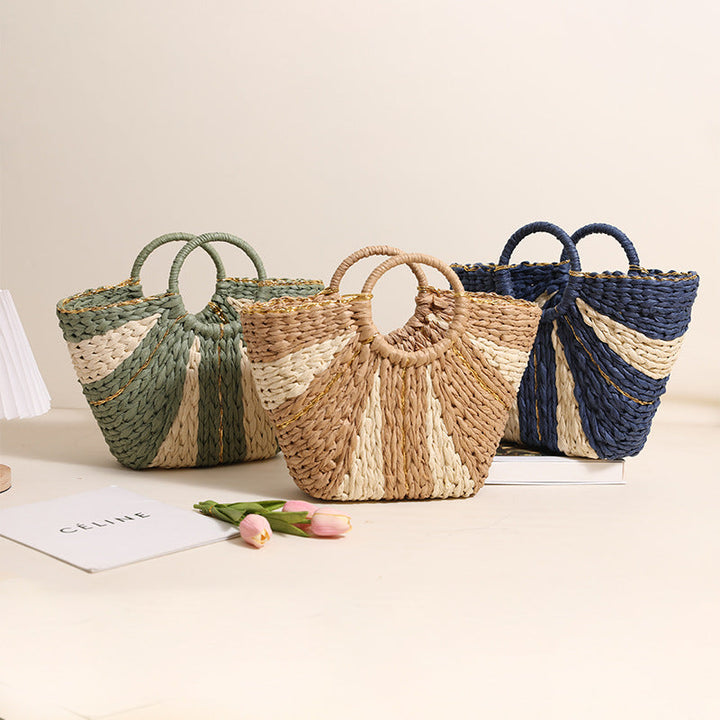 Handcrafted basket bag with innovative design Kalsten