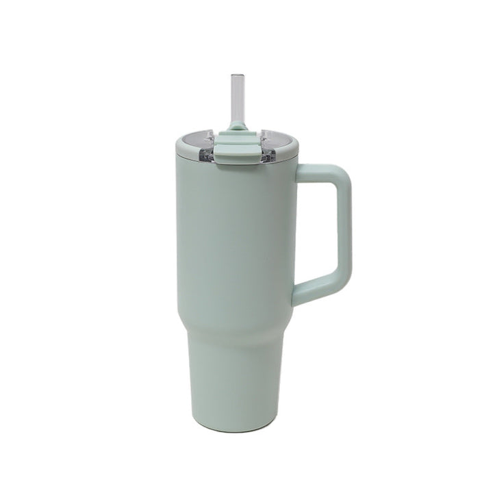 Women's insulated cup with handle and straw Kalsten