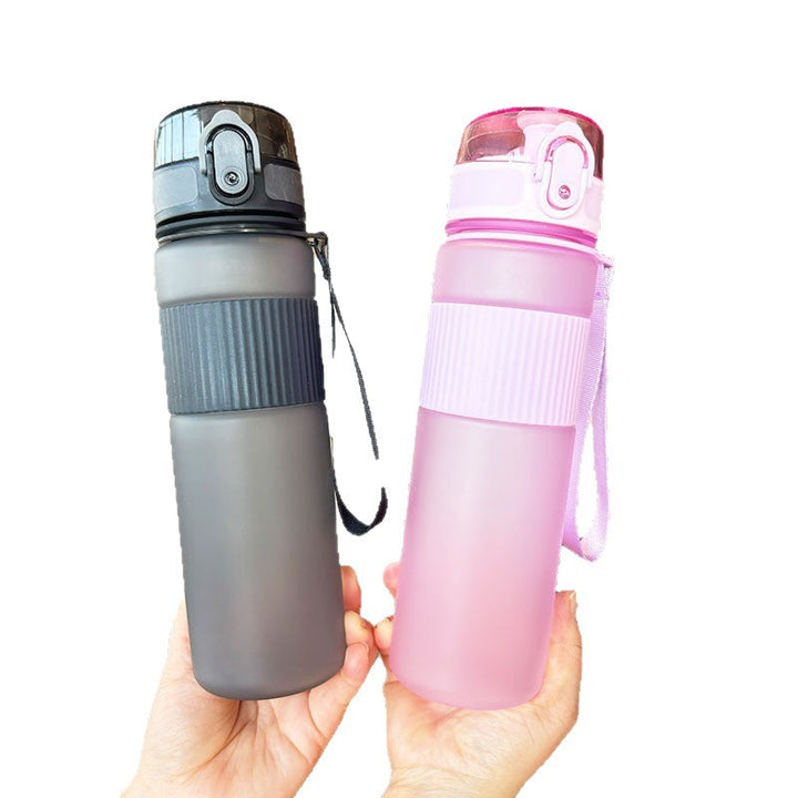 Ladies practical and leak-proof drinking bottle with integrated carrying strap Kalsten