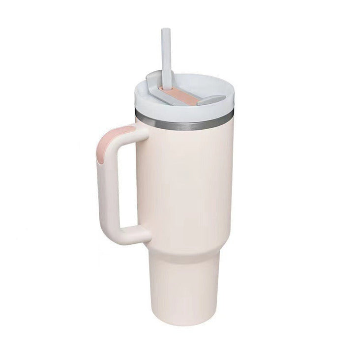 Ladies Insulated Mug with practical handling and integrated straw Kalsten