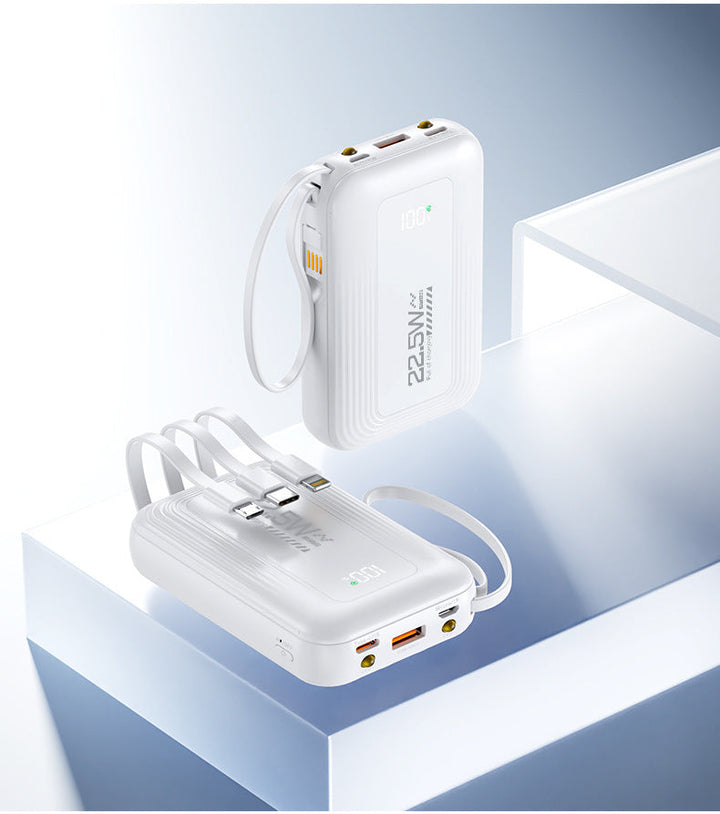 Portable power bank with integrated fast charging ports and digital display Kalsten