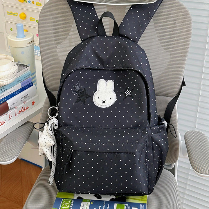 Cute Plush Illustrated Rabbit Backpack