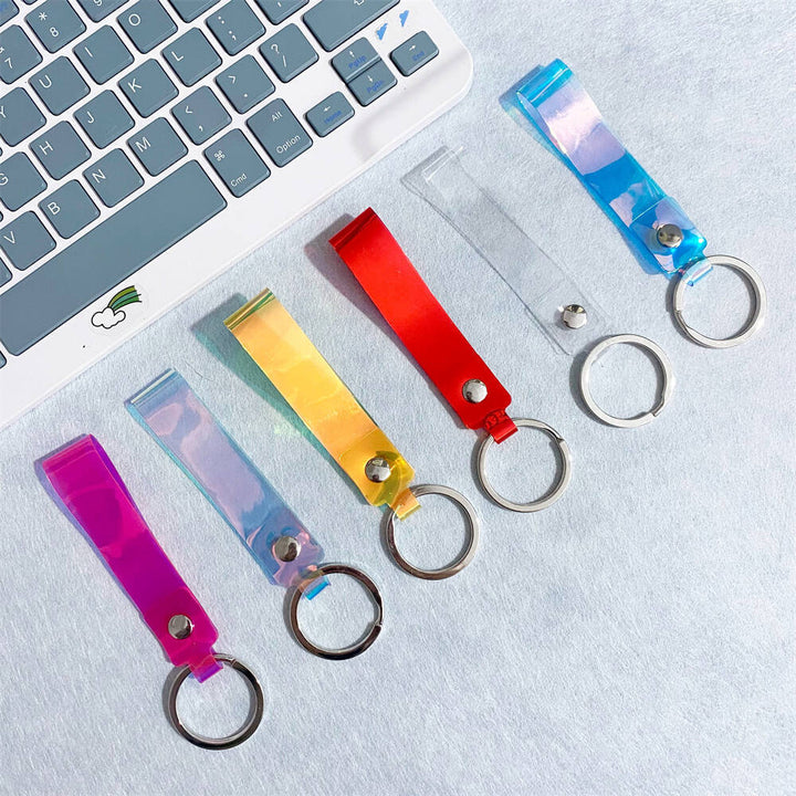 Colorful Iridescent Acrylic Keychain kalsten