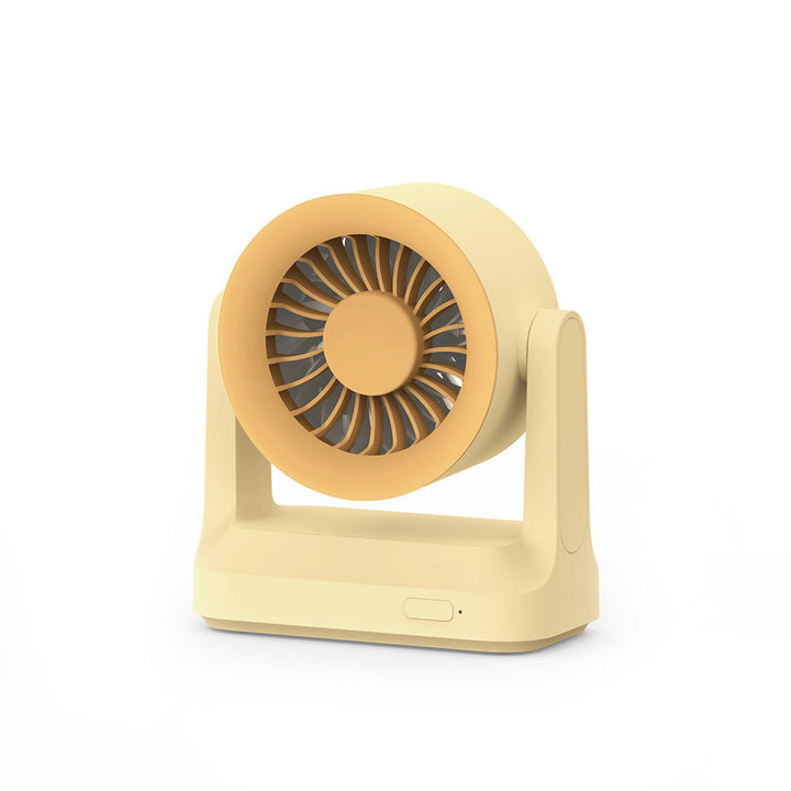Unisex nan compact rechargeable table fan with pivoting turbine air guidance Kalsten