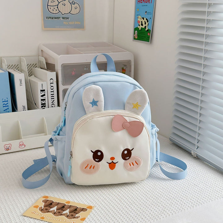 Girls' Cute Bunny-Themed Mini School Backpack