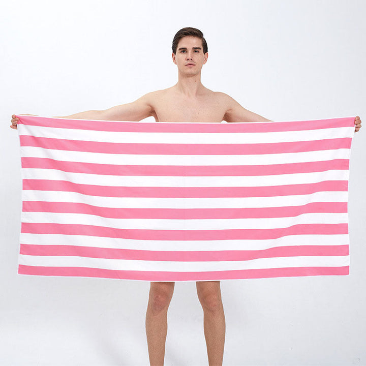 Beach towel with modern, wide stripe pattern Kalsten