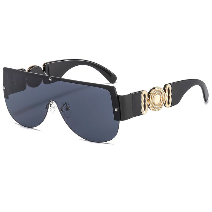 Women oversized sunglasses with luxurious gold accent Kalsten