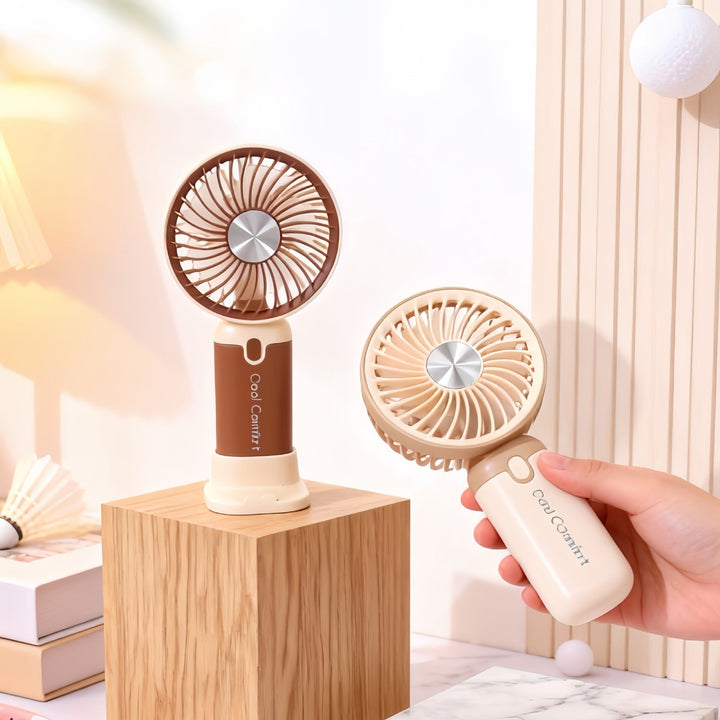 Women's Portable Hand Fan with USB Charging Function Kalsten