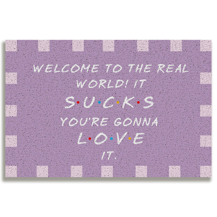 Whimsical Welcome Door Mat Kalsten