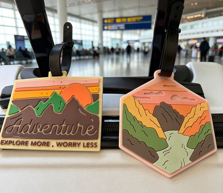 Adventure-Themed Luggage Tag Kalsten