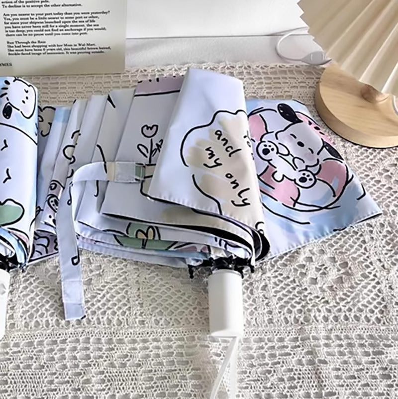 Ladies' folding umbrella with playful character design Kalsten