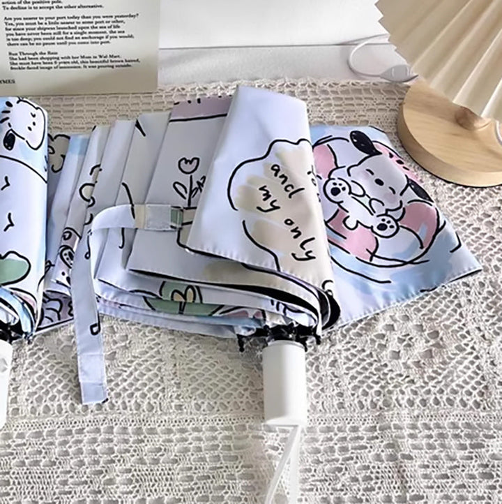 Ladies' folding umbrella with playful character design Kalsten