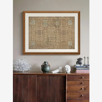 Decorated framed wall art