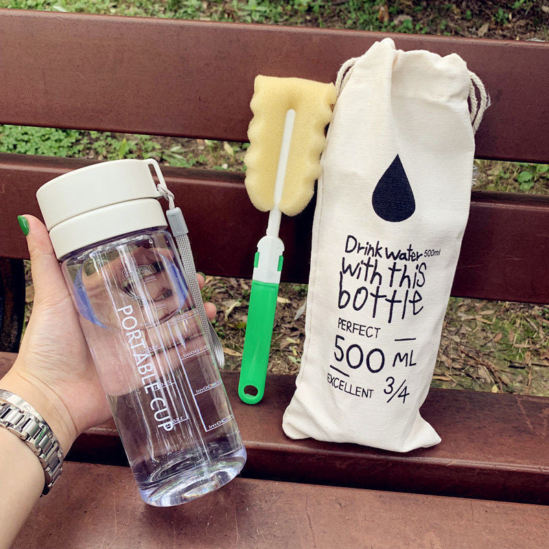 Women's portable water bottle with practical cleaning system Kalsten