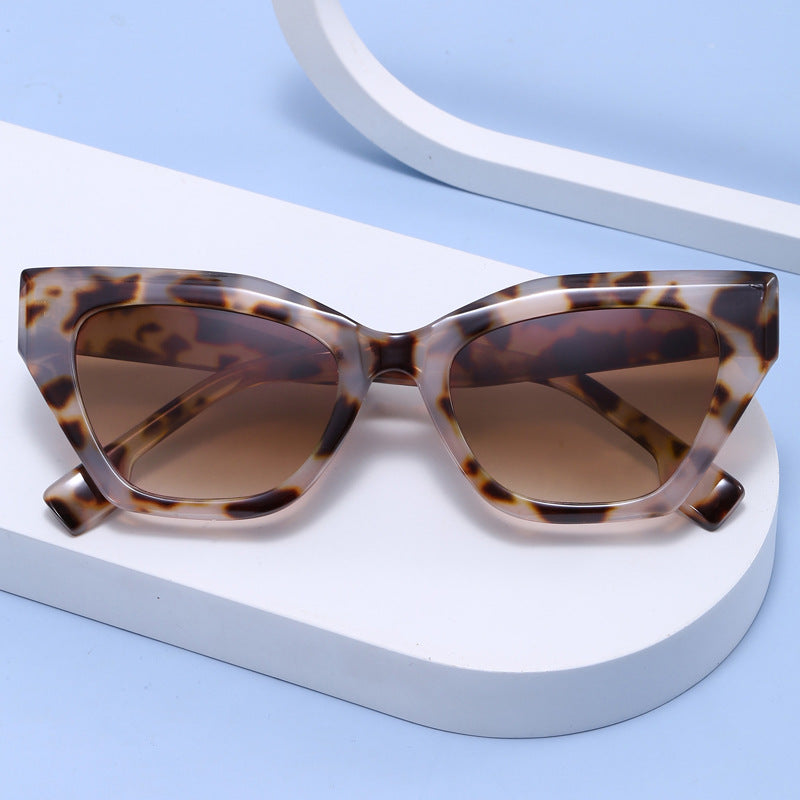 Women’s asymmetrical oversized sunglasses with trendy frame Kalsten