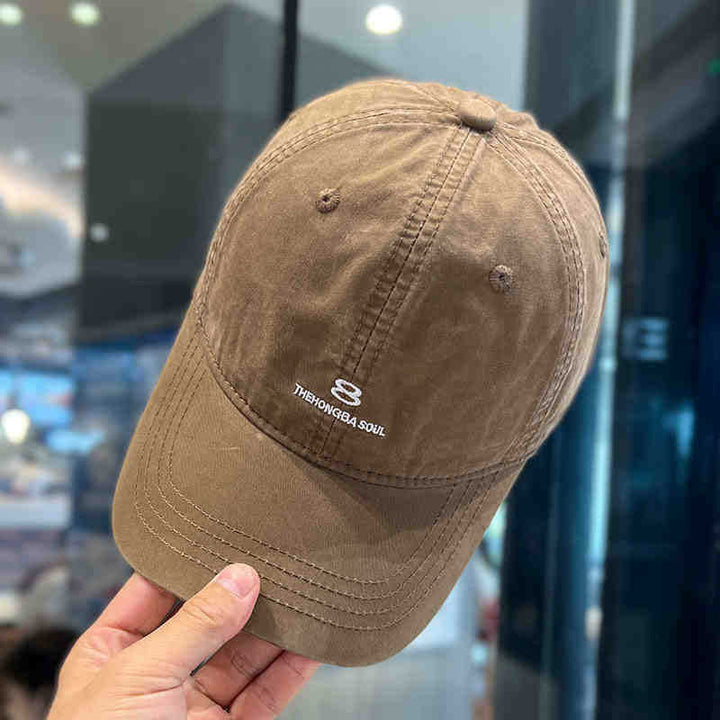 Men's Distressed Cotton Baseball Cap Kalsten