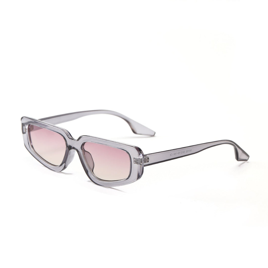 Women's stylish square sunglasses with modern high-gloss plastic frame Kalsten