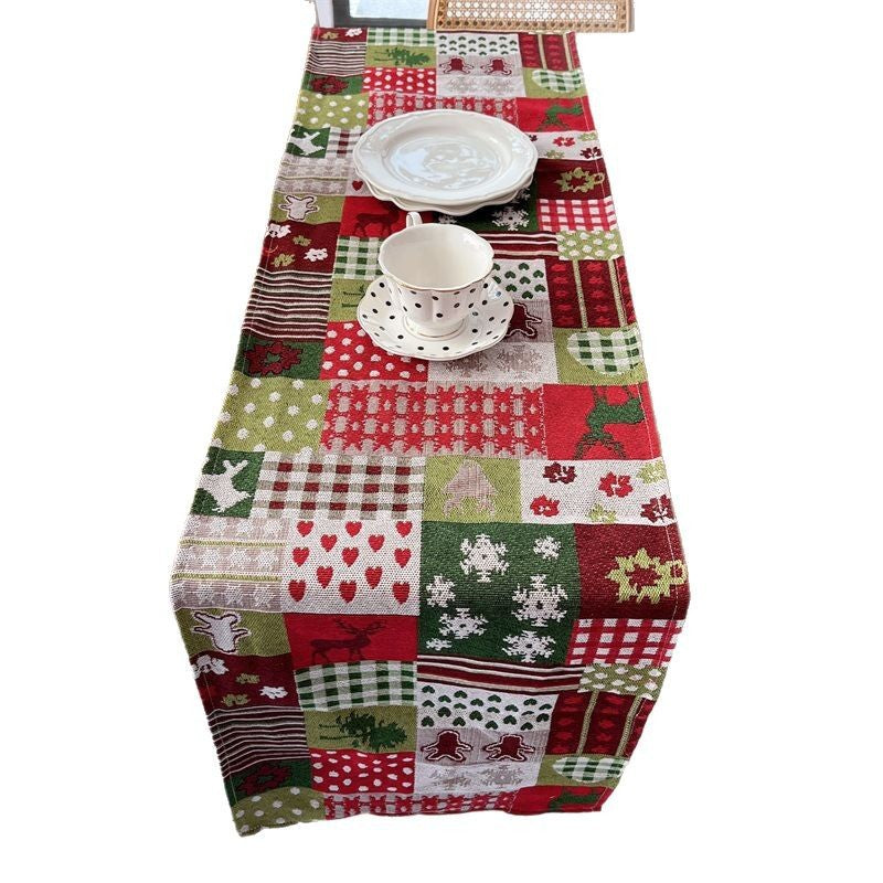 Artistic Holiday-Themed Table Runner
