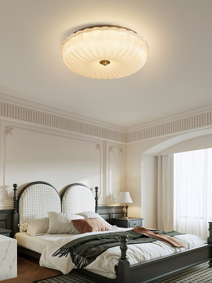 Frosted Glass Ceiling Light 15.7 in Warm Neutral Cool Indoor Lighting Modern Fixture | Kalsten