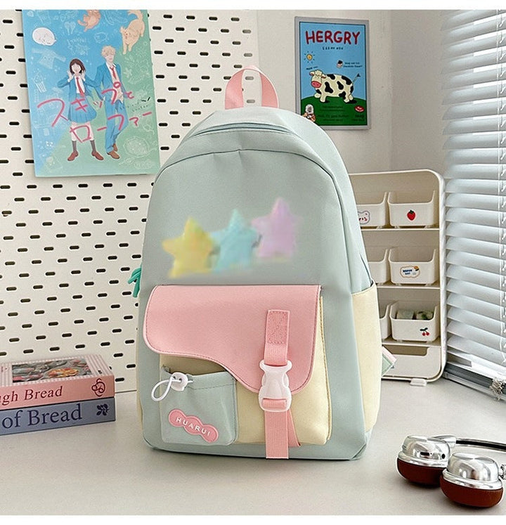 Multi-Pocket Casual School Backpack