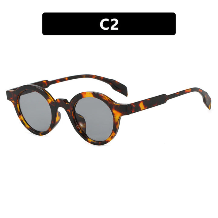 Women's fashionable round sunglasses with high-quality, flexible frame Kalsten