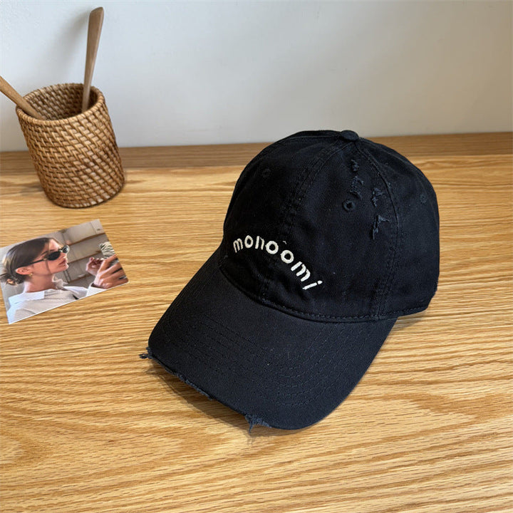 Women's Distressed Cotton Baseball Cap Kalsten